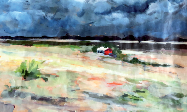 Landschaftsmalerei mit Acryl, © Christa Tauser Landschaftsmalerei mit Acryl, © Christa Tauser