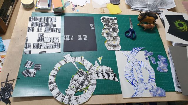 Kunstvolle Sommerferien - Druckwerkstatt, © Mariya Diener Kunstvolle Sommerferien - Druckwerkstatt, © Mariya Diener