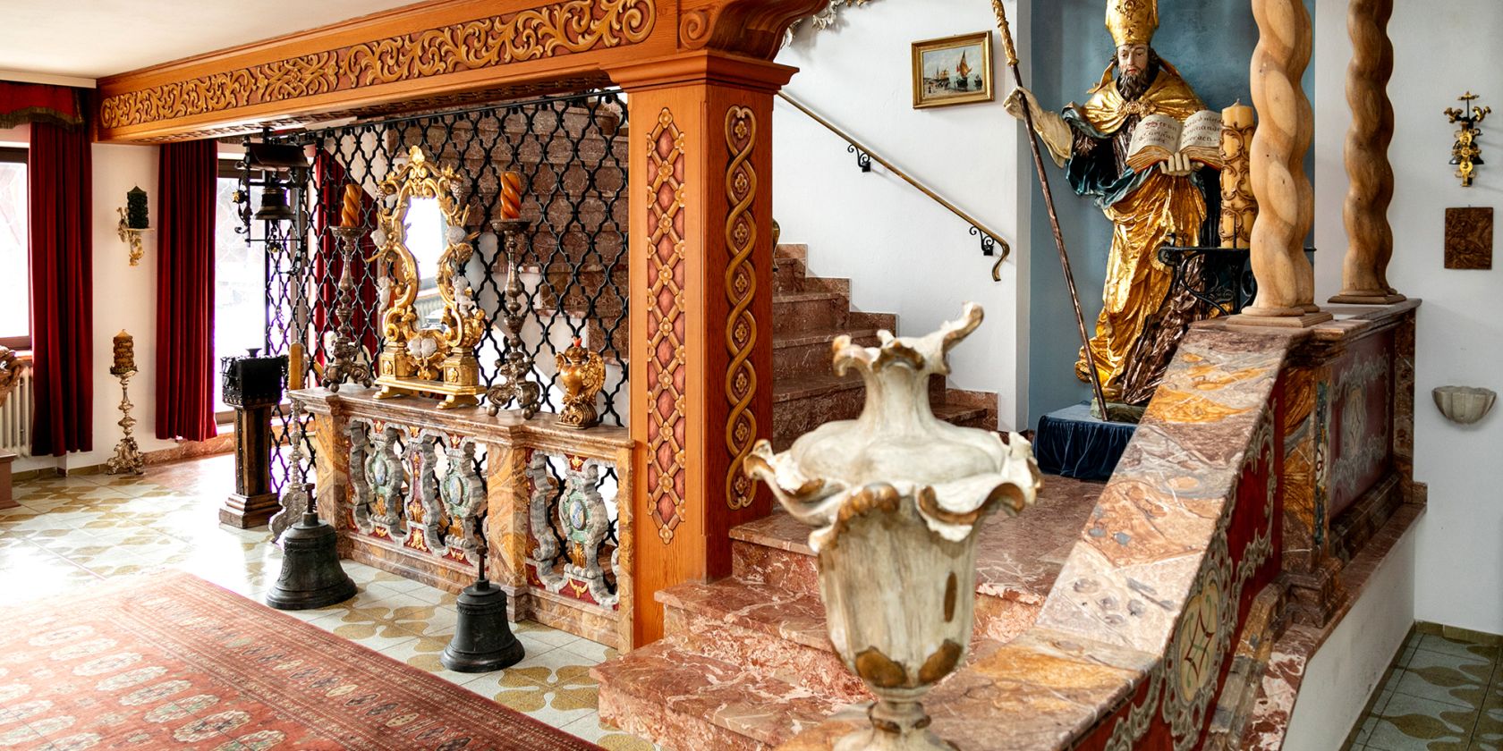 Barockmuseum im Strandkurhaus Waging, © Tourist-Info Waginger See Barockmuseum im Strandkurhaus Waging, © Tourist-Info Waginger See