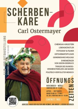 Ausstellung: "Der Scherben-Kare" - Carl Ostermayer, © Tourist Info Seebruck Ausstellung: "Der Scherben-Kare" - Carl Ostermayer, © Tourist Info Seebruck