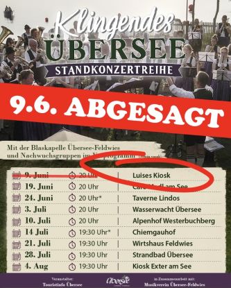 Abgesagt: Standkonzert "Klingendes Übersee" Abgesagt: Standkonzert "Klingendes Übersee"
