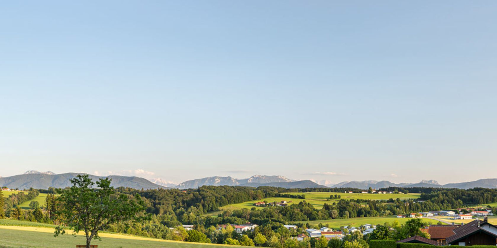 Panoramablick von Gessenberg, © Tourist-Info Waginger See / Richard Scheuerecker Panoramablick von Gessenberg, © Tourist-Info Waginger See / Richard Scheuerecker