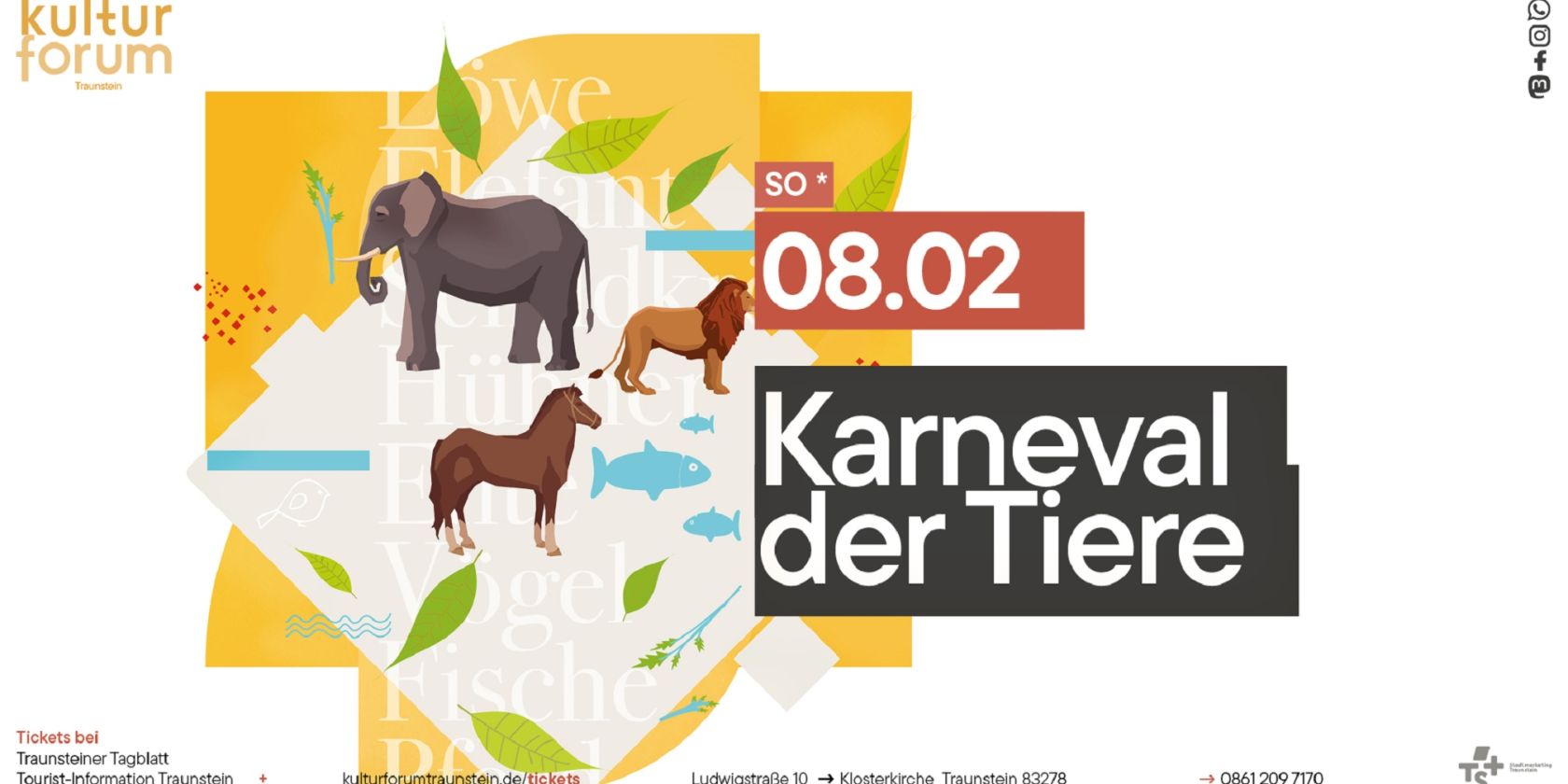 Kulturforum Karneval der Tiere Kulturforum Karneval der Tiere