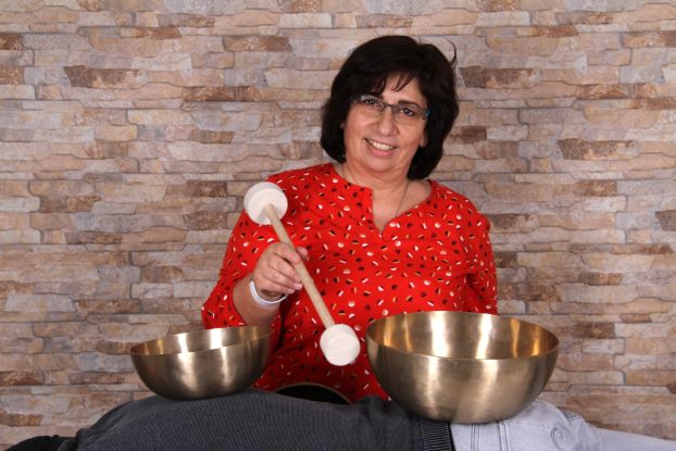 Elena Huber Klangschale, &copy; Elena Huber