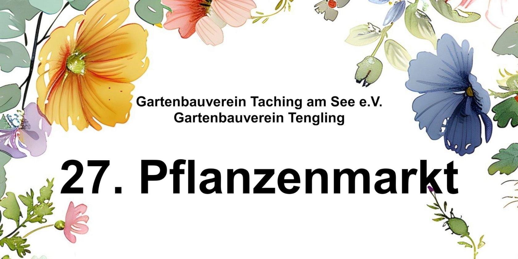 Pflanzenmarkt am Strandbad Taching, &copy; Gartenbauverein Taching