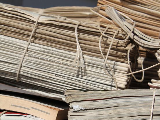 Altpapier- und Altkleidersammlung