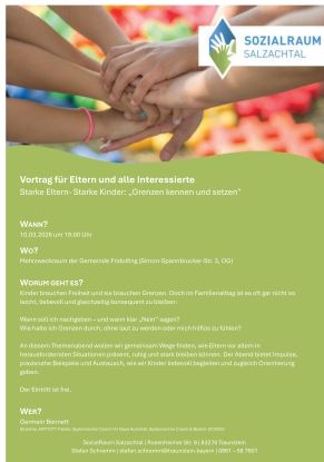 Flyer_Germain_Salzachtal_H&auml;nde_Vortrag_2026, &copy; SozialRaum Salzachtal