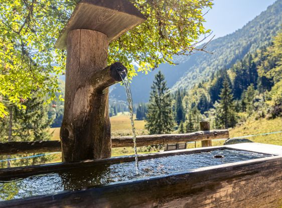 Brunnen Moar Alm, &copy; Inzeller Touristik GmbH