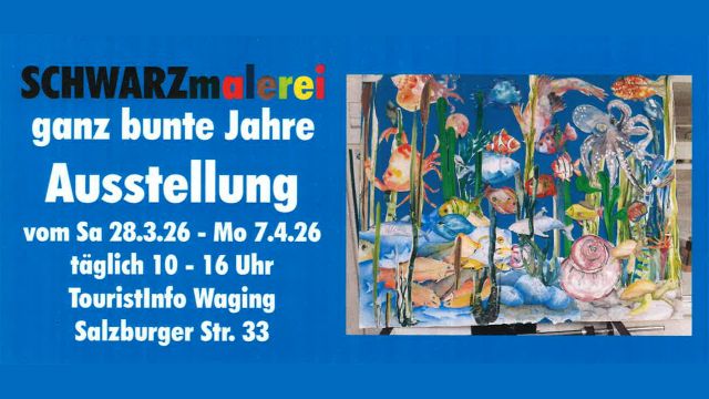 Ausstellung SCHWARZmalerei - ganz bunte Jahre, &copy; Elmar Schwarz