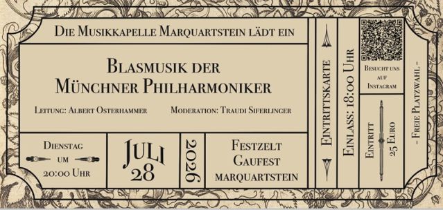 Blasmusik der M&uuml;nchner Philharmoniker, &copy; Achental Tourismus
