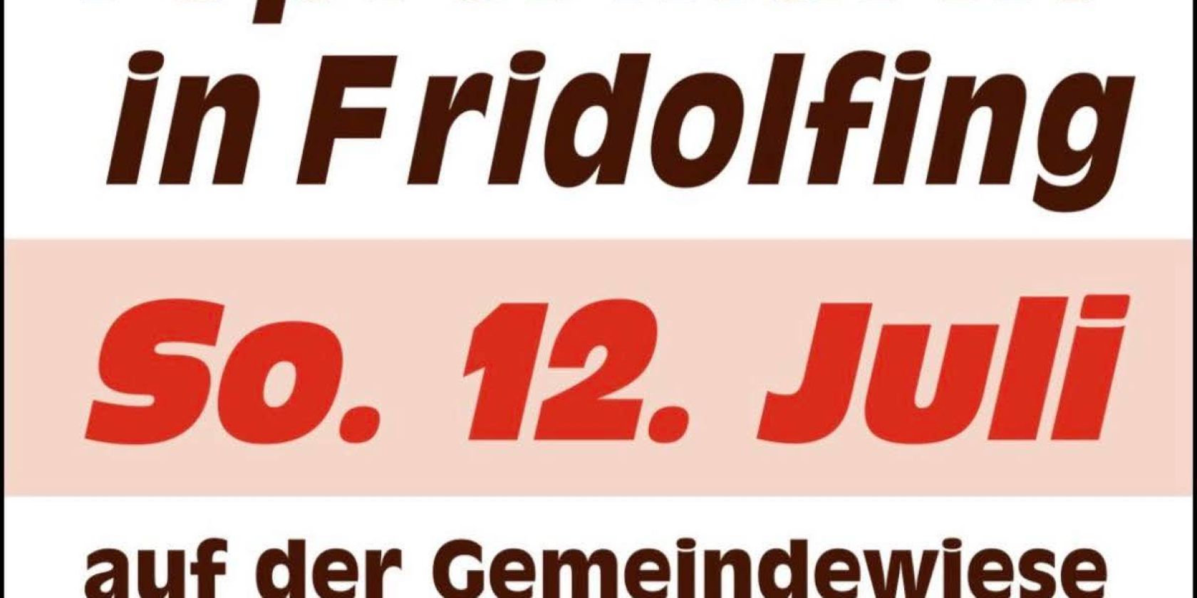 Holzmarkt, &copy; Feuerwehr Fridolfing