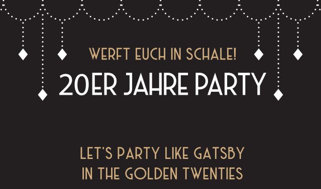 20er Jahre Party, &copy; Caf&eacute; Goldmarei