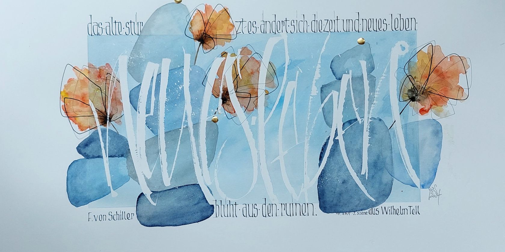 Kallgegraphie von Gisela zur Strassen, &copy; Gisela zur Strassen