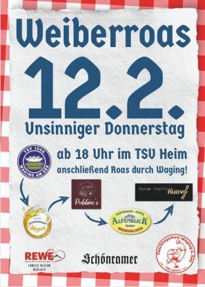 Weiberroas 2026, &copy; Faschingsmusi Waging