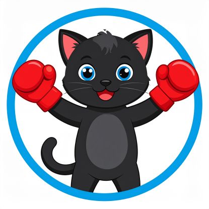 Firefly_Ein runder Logotype f&uuml;r Kindertraining und Jugendtraining mit einem kleinen schwarzen 774762