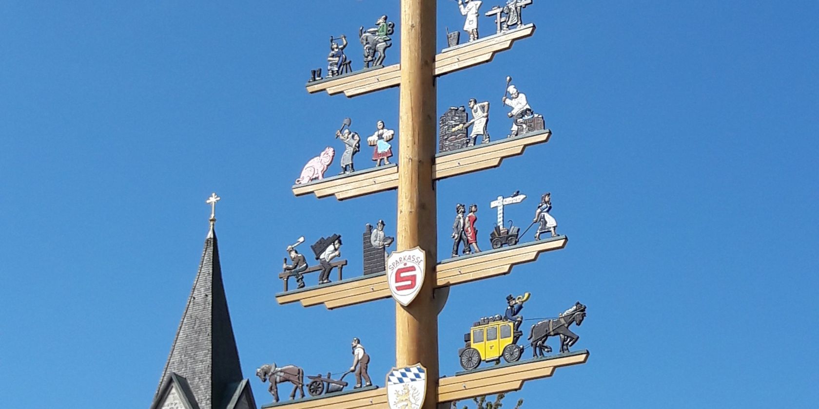 Maibaumfest Seebruck, &copy; Manuela Niedermaier