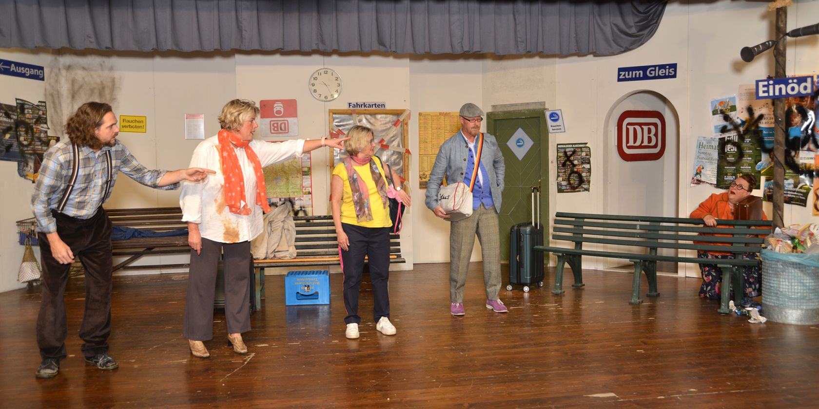 Das Bahnhof-Komplott, &copy; Theaterverein Reit im Winkl