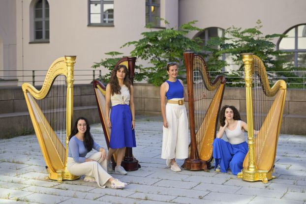 M&uuml;nchner Harfenquartett-03, &copy; Foto: M&uuml;nchner Harfenquartett &copy; privat