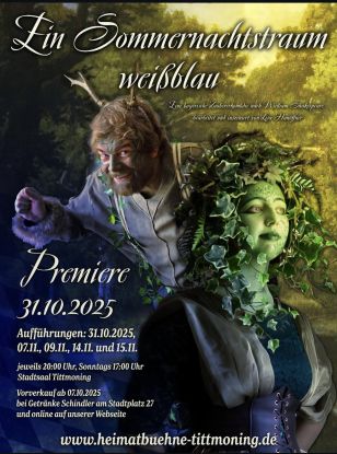 Sommernachtstraum weißblau, © Heimatbühne Tittmoning
