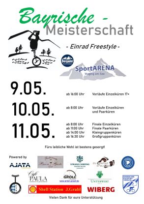 Bayrische Meisterschaft - Einrad Freestyle, © TSV Waging
