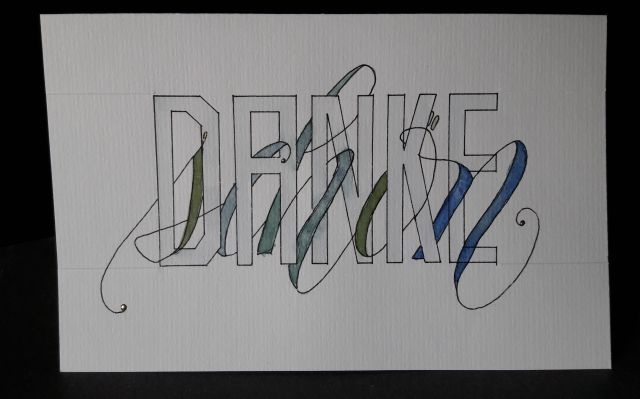 Handlettering, &copy; Gisela zur Strassen