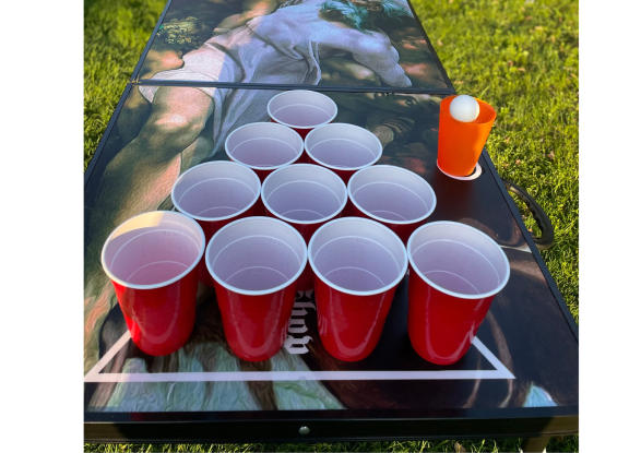 Beerpong-Spiel, &copy; FC Reit im Winkl