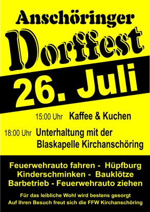 Anschöringer Dorffest