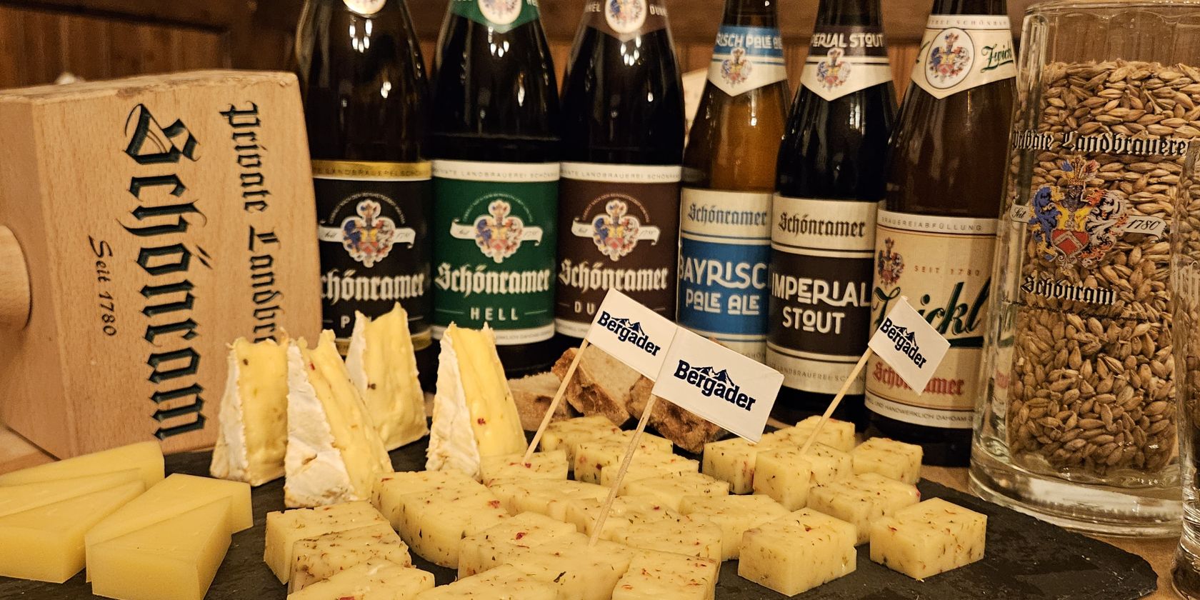 Bier&K&auml;se Tasting, &copy; Privatbrauerei Sch&ouml;nramer