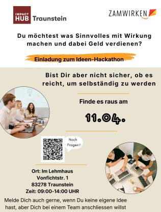 ZamWirken Ideen-Hackathon-Traunstein-Impact-Hub