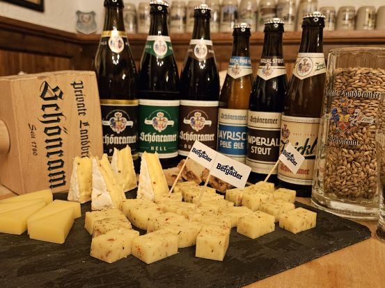 Bier&K&auml;se Tasting, &copy; Privatbrauerei Sch&ouml;nramer
