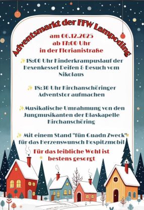 Adventsmarkt der FFW Lampoding, © FFW Lampoding