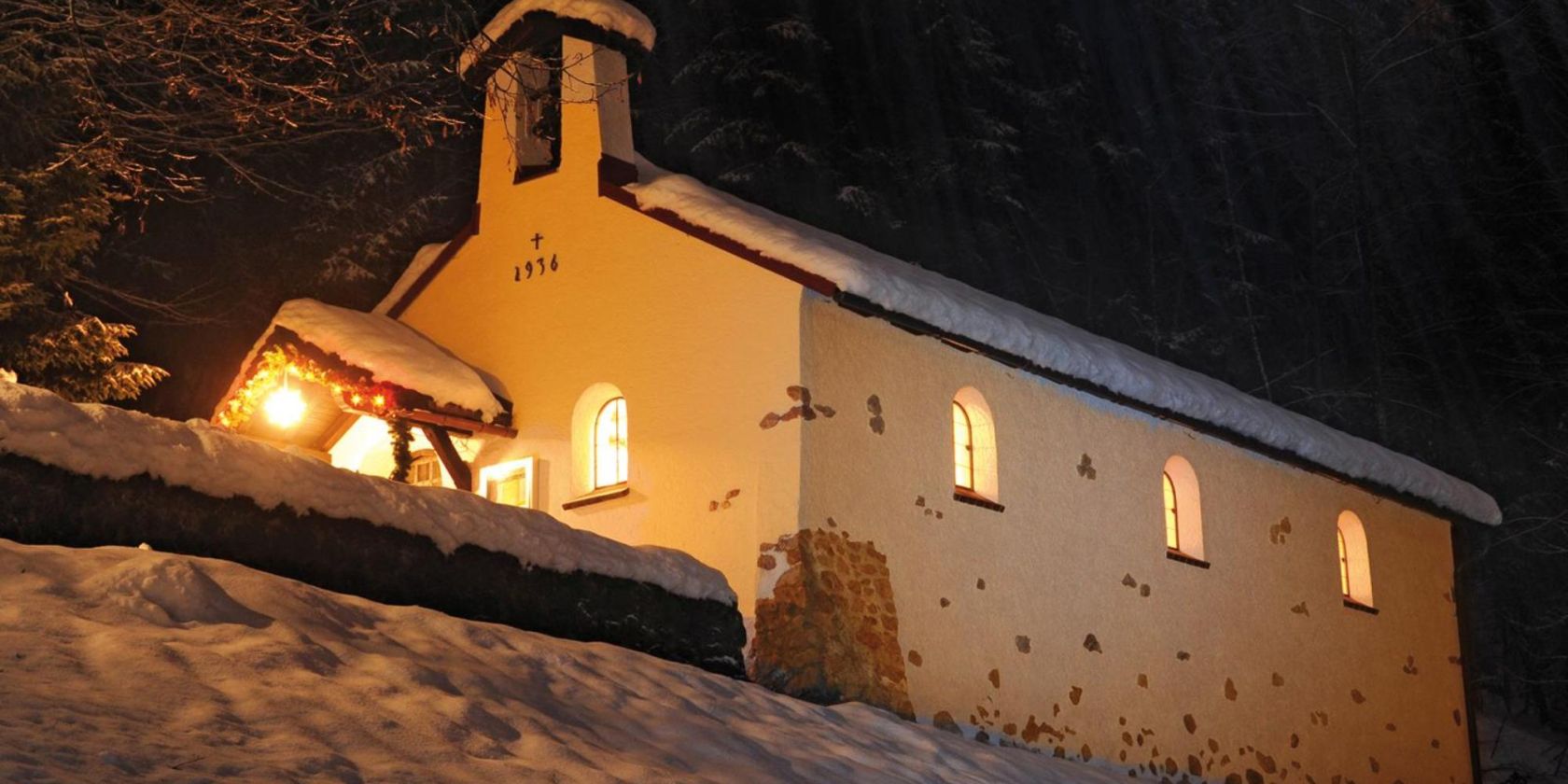 Evang. Bergkirchlein im Winter, &copy; Evang. Luth. Kirchgemeinde Ruhpolding