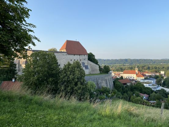 Burg_Abend_1948, &copy; Stadt Tittmoning
