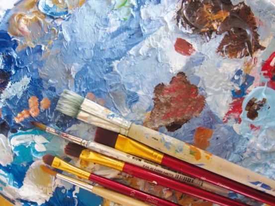 Malen in den Ferien, &copy; Grafikatelier Christa Tauser