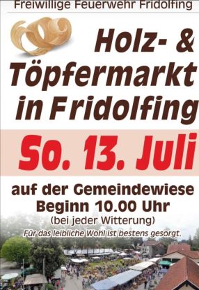 Holzmarkt in Fridolfing, © Feuerwehr Fridolfing