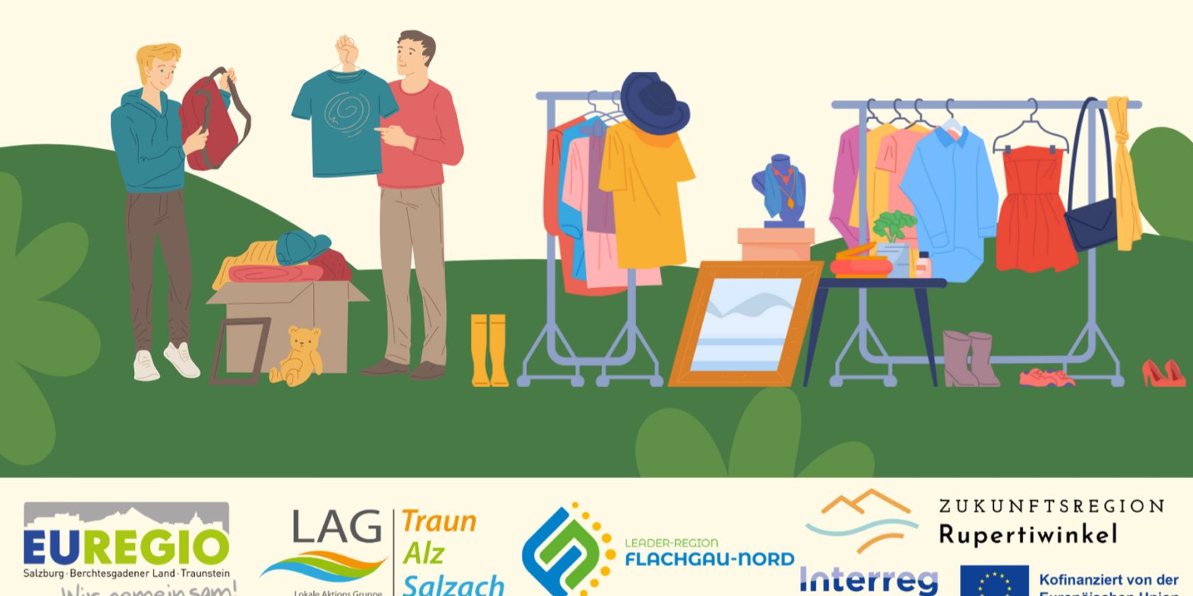 Kleider-, Kinder- und Spielzeugmarkt Taching, &copy; ILE Zukunftsregion Rupertiwinkel