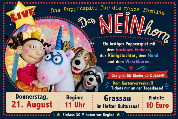 Das NEINhorn, &copy; Figurentheater Stange