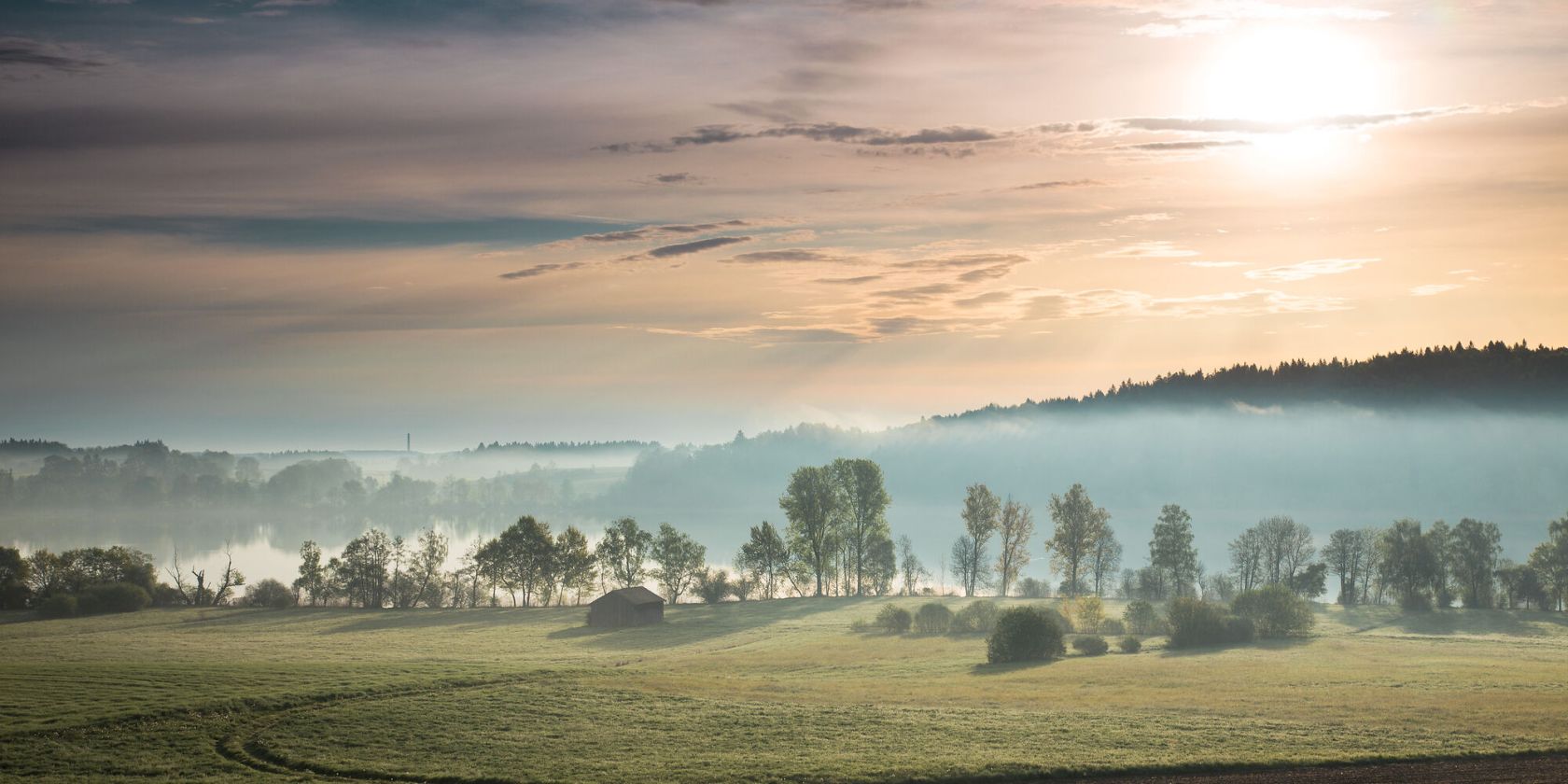 Blick auf den Tachinger See, © Tourist-Info Waginger See / Richard Scheuerecker