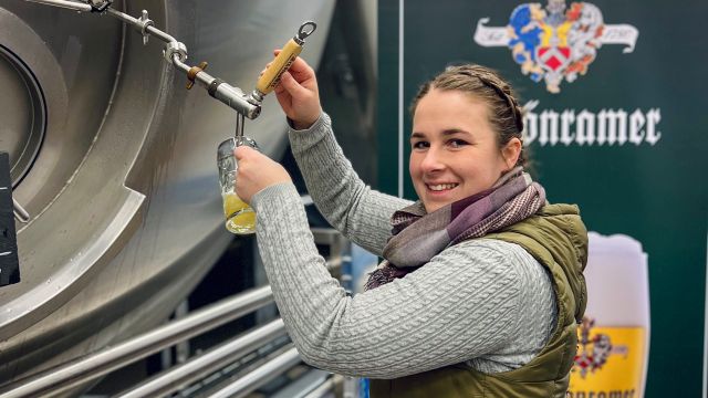 Brauereif&uuml;hrung am Weltfrauentag, &copy; Private Landbrauerei Sch&ouml;nram