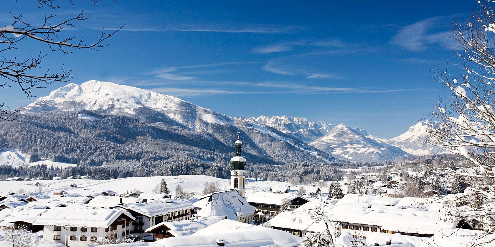 Reit im Winkl Dorf - Winterbild, &copy; Foto Stockklauser